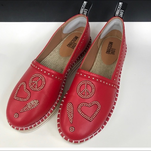 love moschino espadrilles